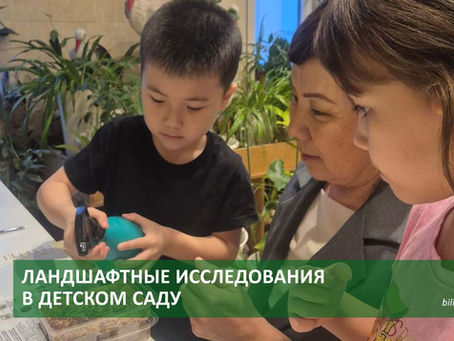 Ландшафтные исследования в детском саду