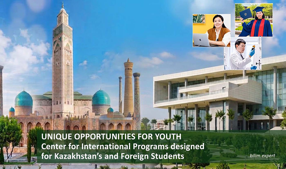 Unique Opportunities For Youth. Center for International Programs designed for Kazakhstan’s and Foreign Students