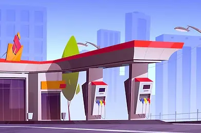 gas-station-with-oil-pump-refill-petrol-service-cityscape-background-urban-fuel-filling-ca