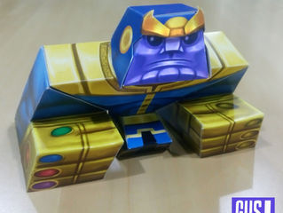 Thanos mini papertoy