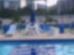 Piscina do condomínio Joia da Barra,