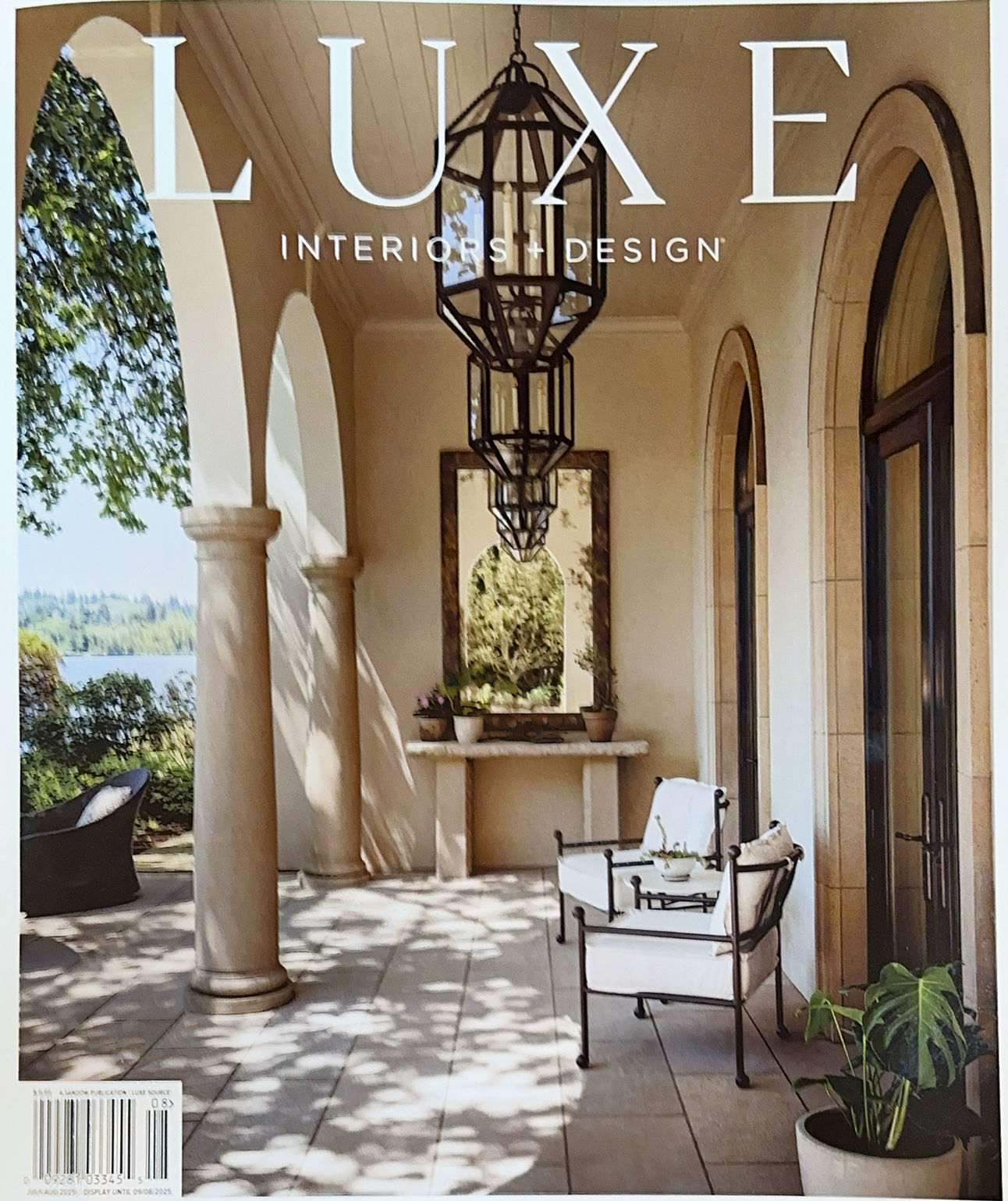 Custom Bainbridge Island home by Fairbank Construction featured in Luxe Pacific Northwest, showcasing timber framing and modern sustainability.