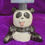 Thumbnail: Handmade Panda Candle Holder with Bamboo Writing Brush Holder