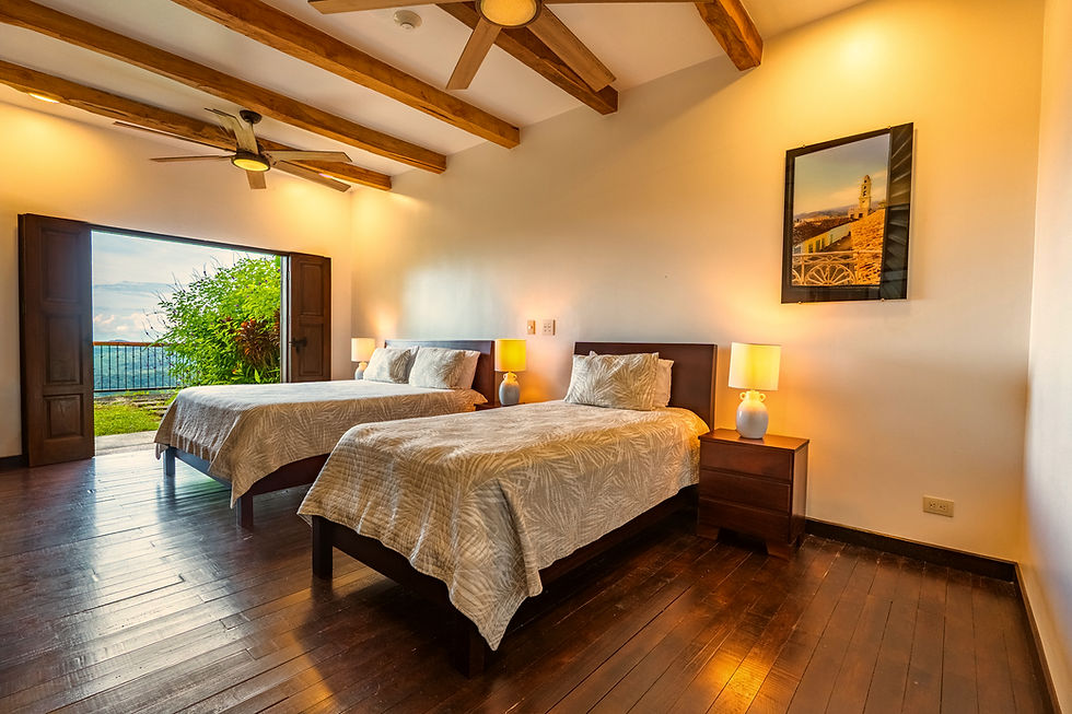Don Amerigo queen room at Hacienda Las Vainillas in Costa Rica