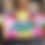 Thumbnail: settee with velvet printed watercolor design for upholstery, upholstery fabric