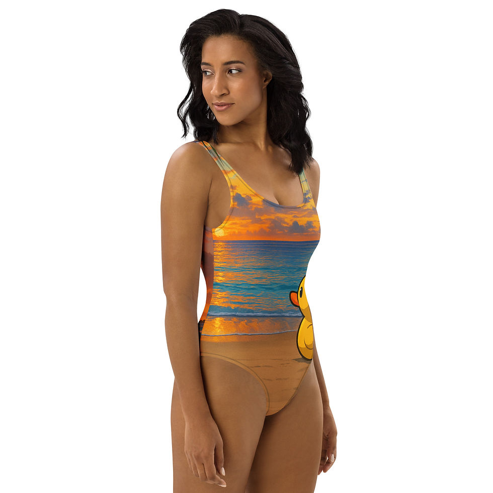 Thumbnail: Ducky Sunset One-Piece Swimsuit