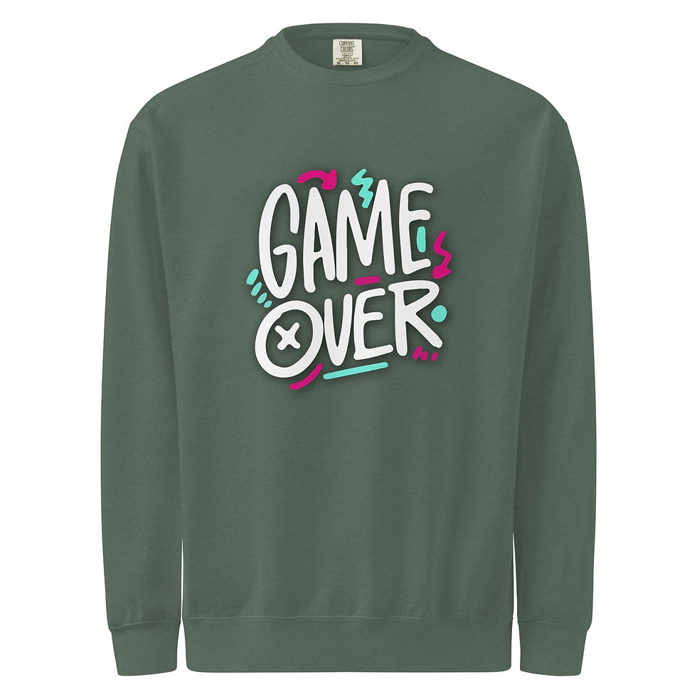 Thumbnail: Game Over Garment-Dyed Sweatshirt