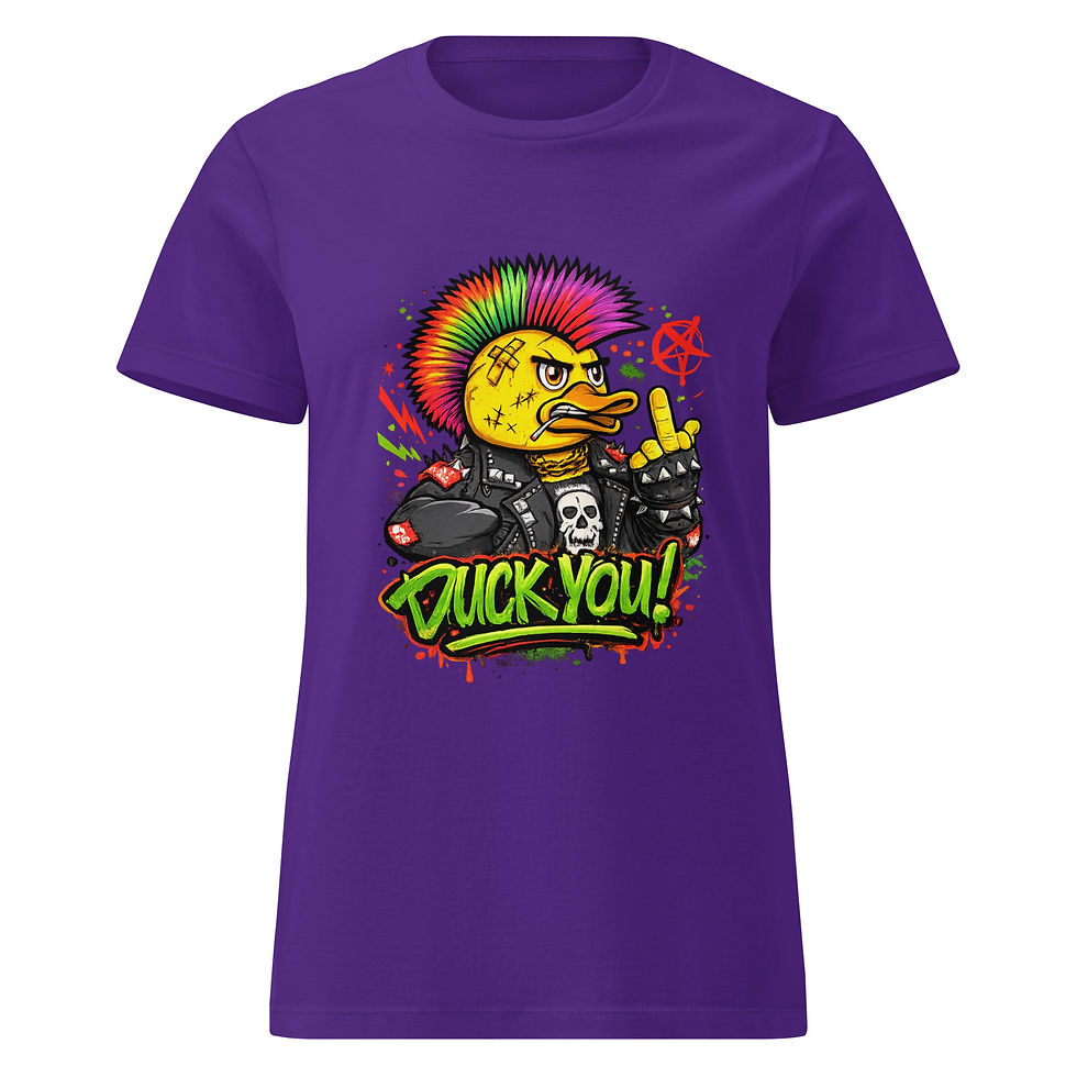 Thumbnail: Punk Duck Women’s basic softstyle t-shirt