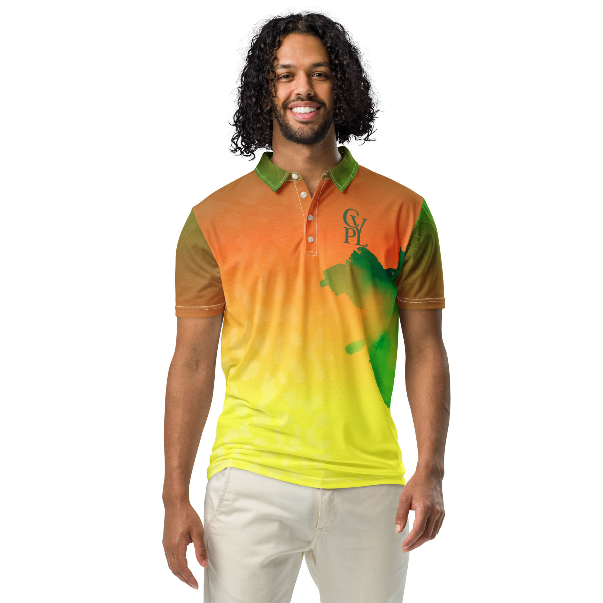 Citrus Safari Men’s slim fit polo