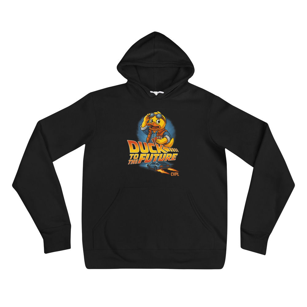 Duck To The Future Unisex hoodie