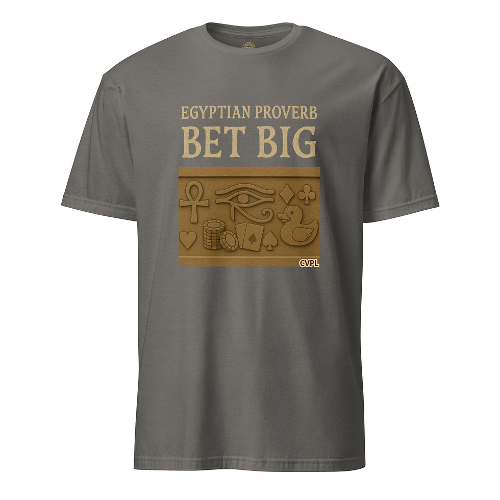 Thumbnail: Ancient Egyptian Poker Unisex T-Shirt