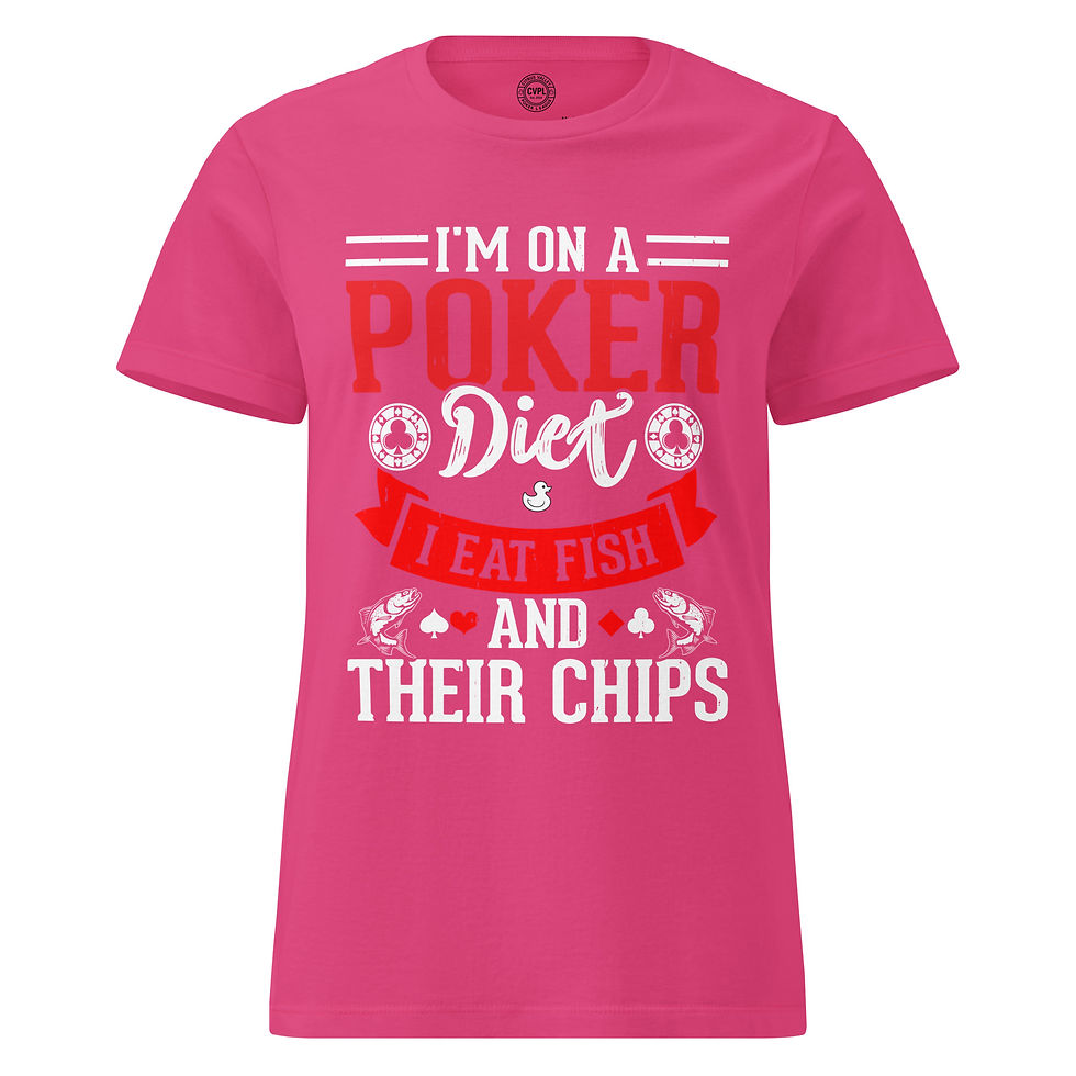 Thumbnail: Poker Diet Women’s basic softstyle t-shirt