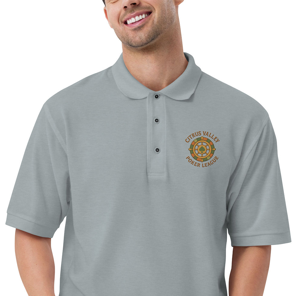 Thumbnail: Men's Embroidered Helm Polo