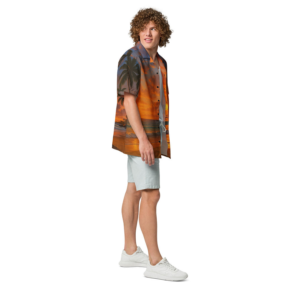 Thumbnail: Sunset-Dreams Unisex Button Shirt