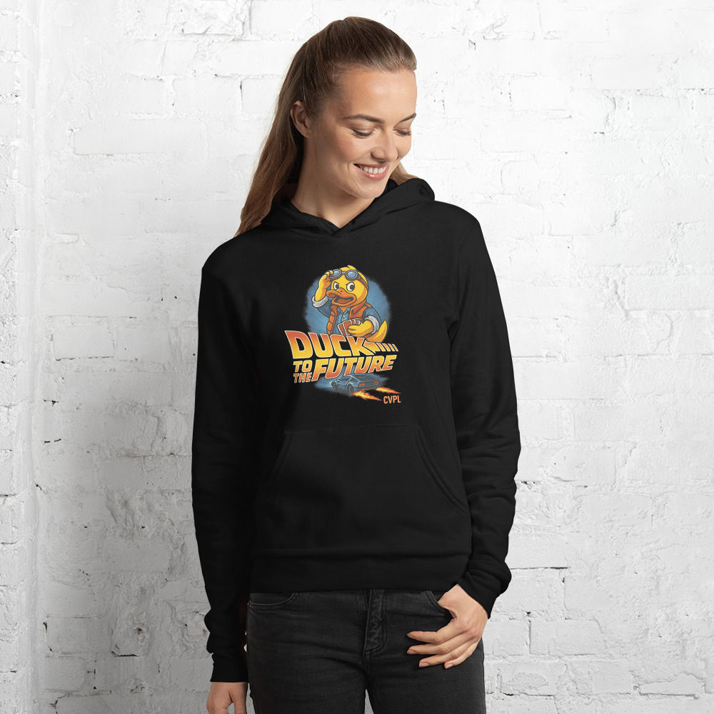 Duck To The Future Unisex hoodie