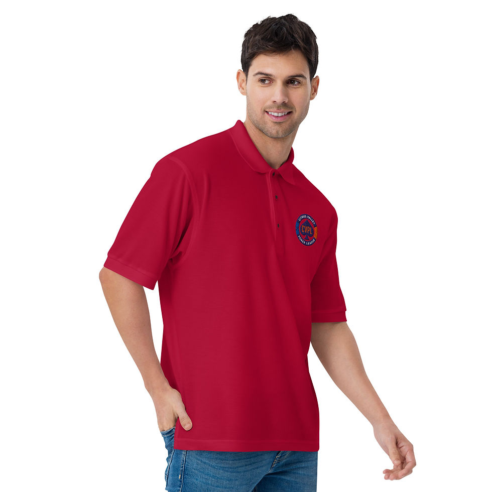 Thumbnail: Men's Embroidered Polo CVPL Spade