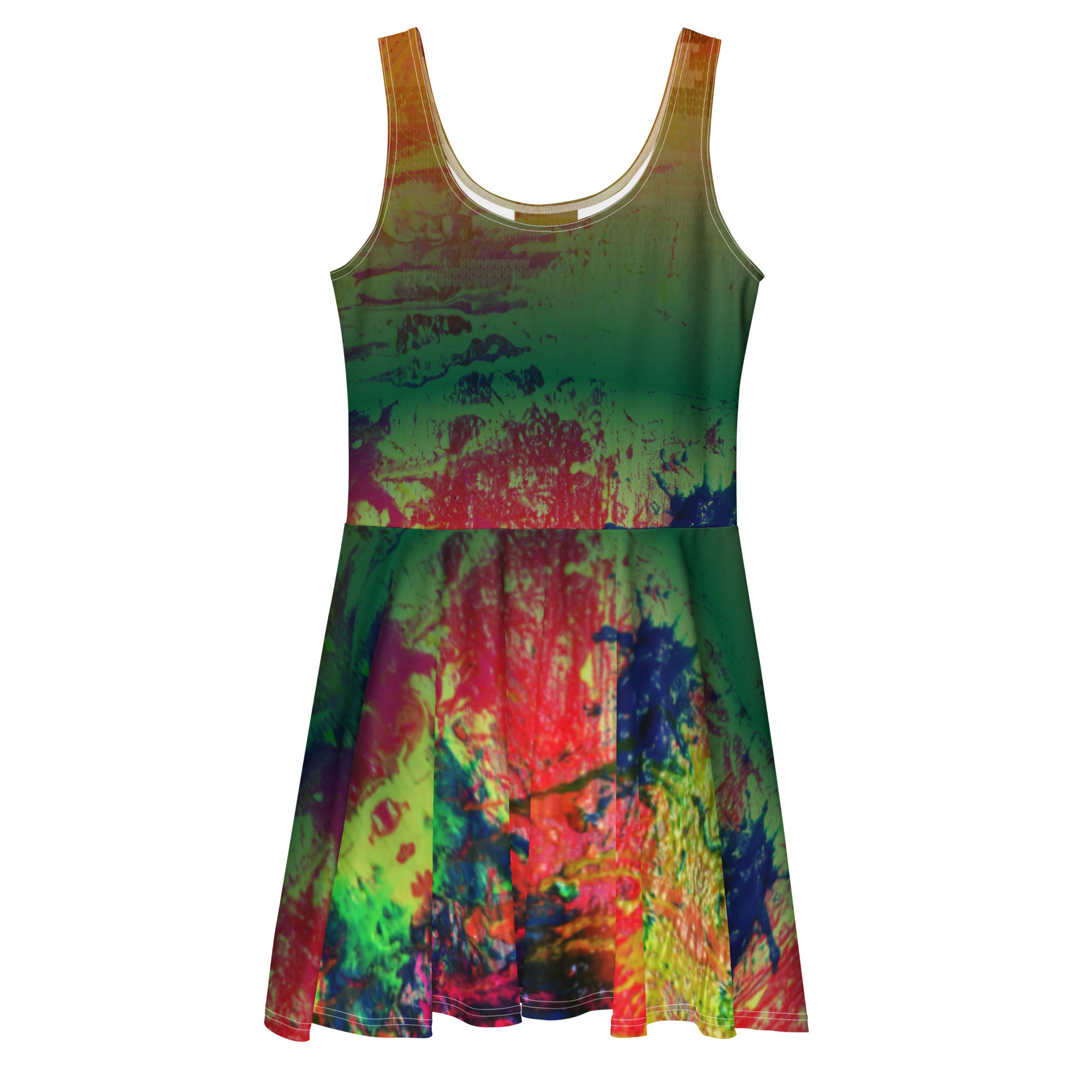 Splatter Skater Dress