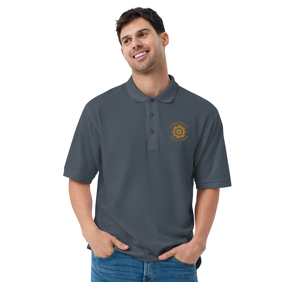 Thumbnail: Men's Embroidered Helm Polo