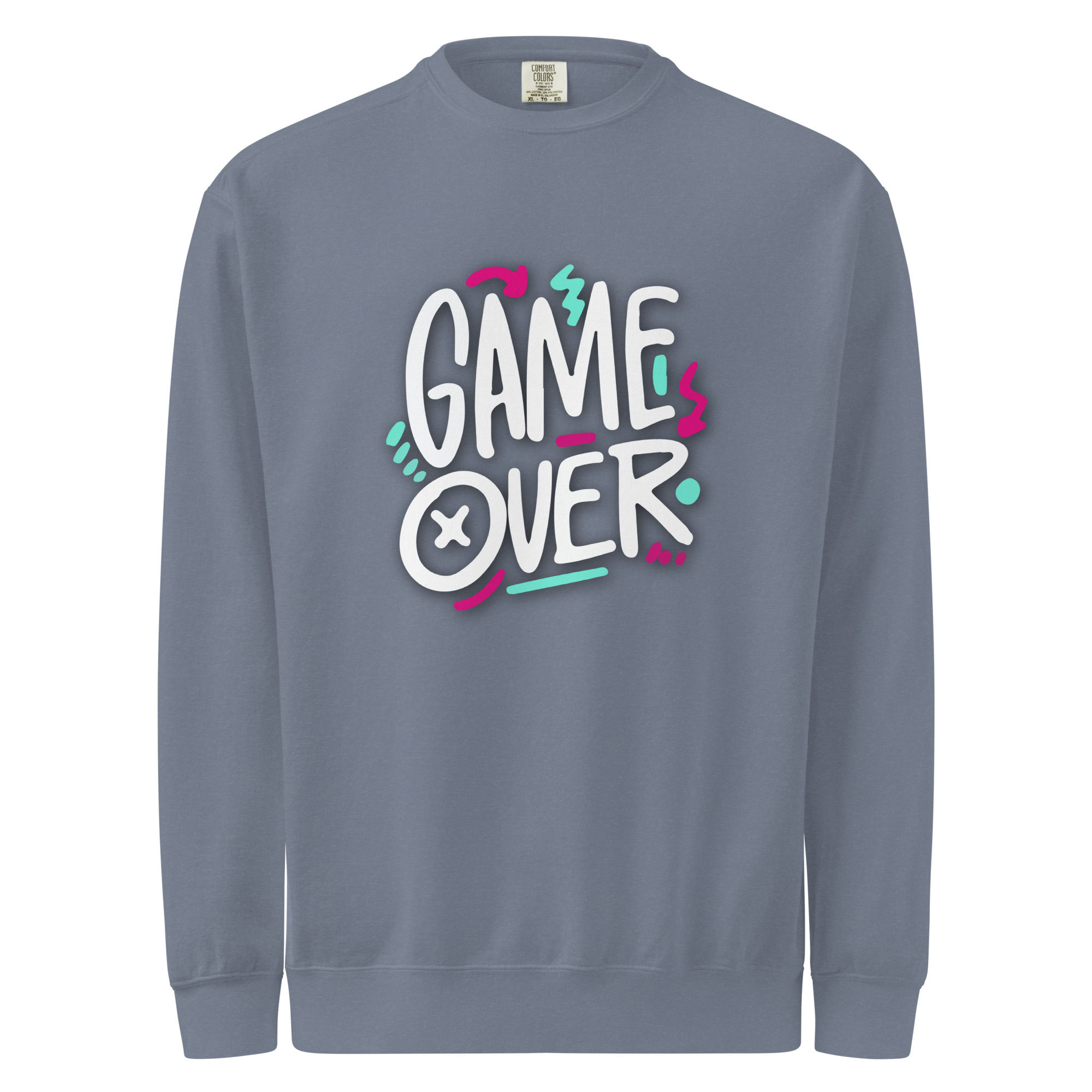 Game Over Garment-Dyed Sweatshirt