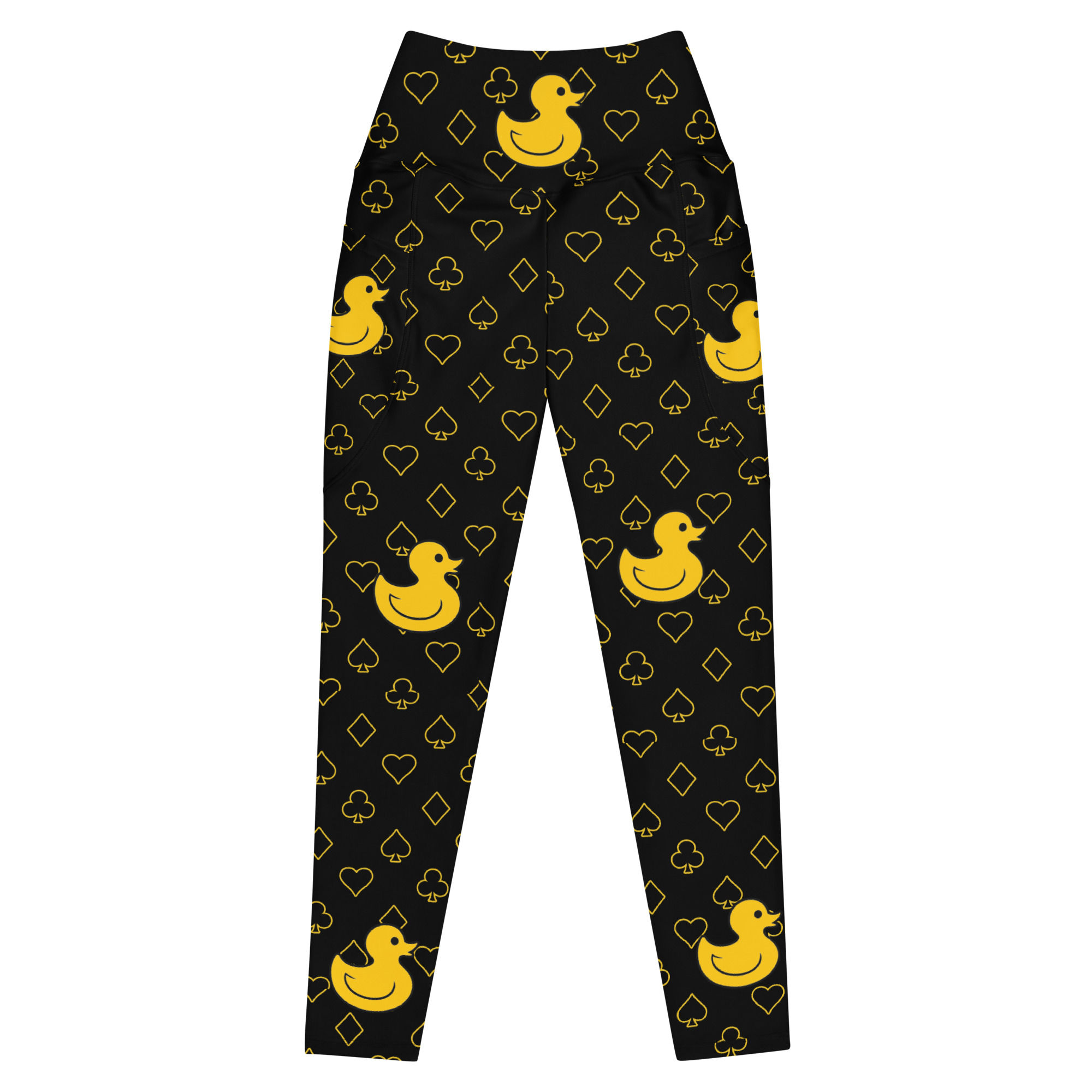 Gold Duck Leggings with pockets