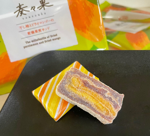 奏々果 干し柿とドライマンゴーの乾燥果実サンド/ ドライフルーツ
