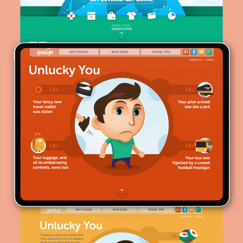 youGo Travel Insurance Brand & Interface Development
