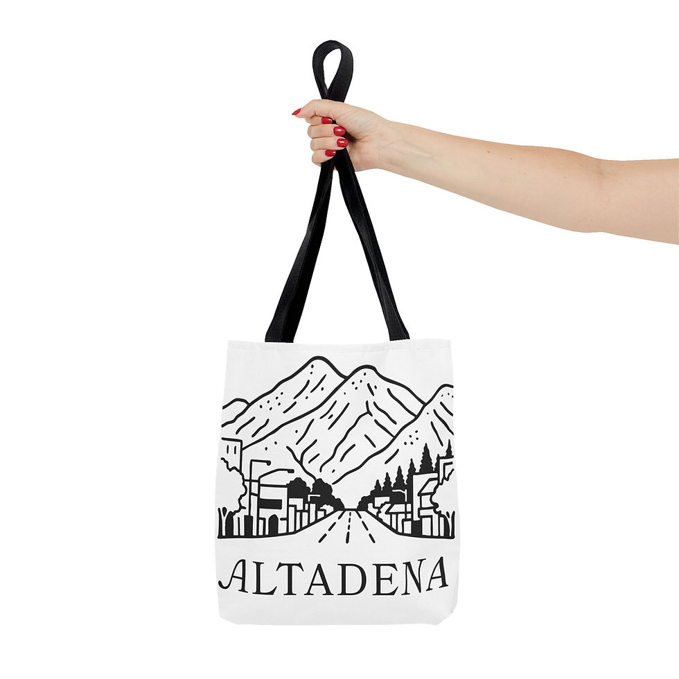 Thumbnail: Altadena Mountains Tote Bag