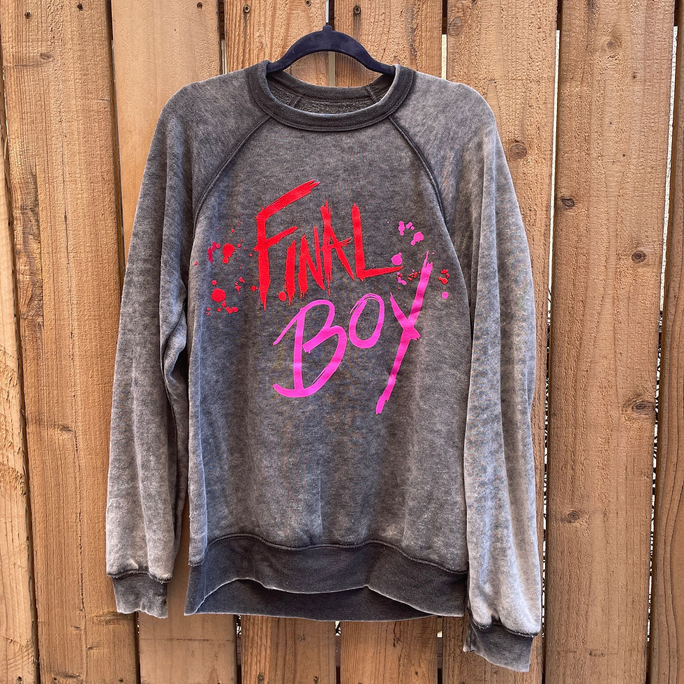 Thumbnail: Final BOY  Sweatshirt - Unisex (Grey Acid Wash or Black)