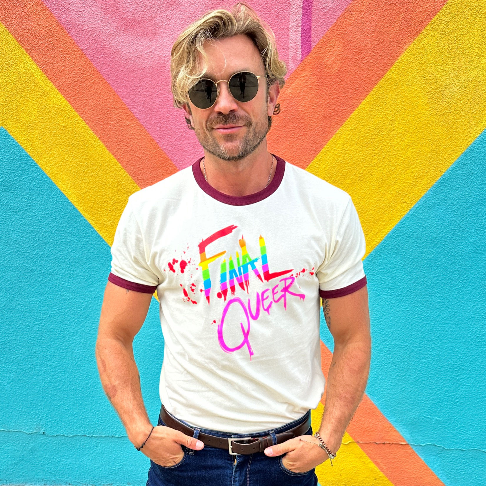 FINAL QUEER RINGER (classic/unisex fit) - Ringer Tee