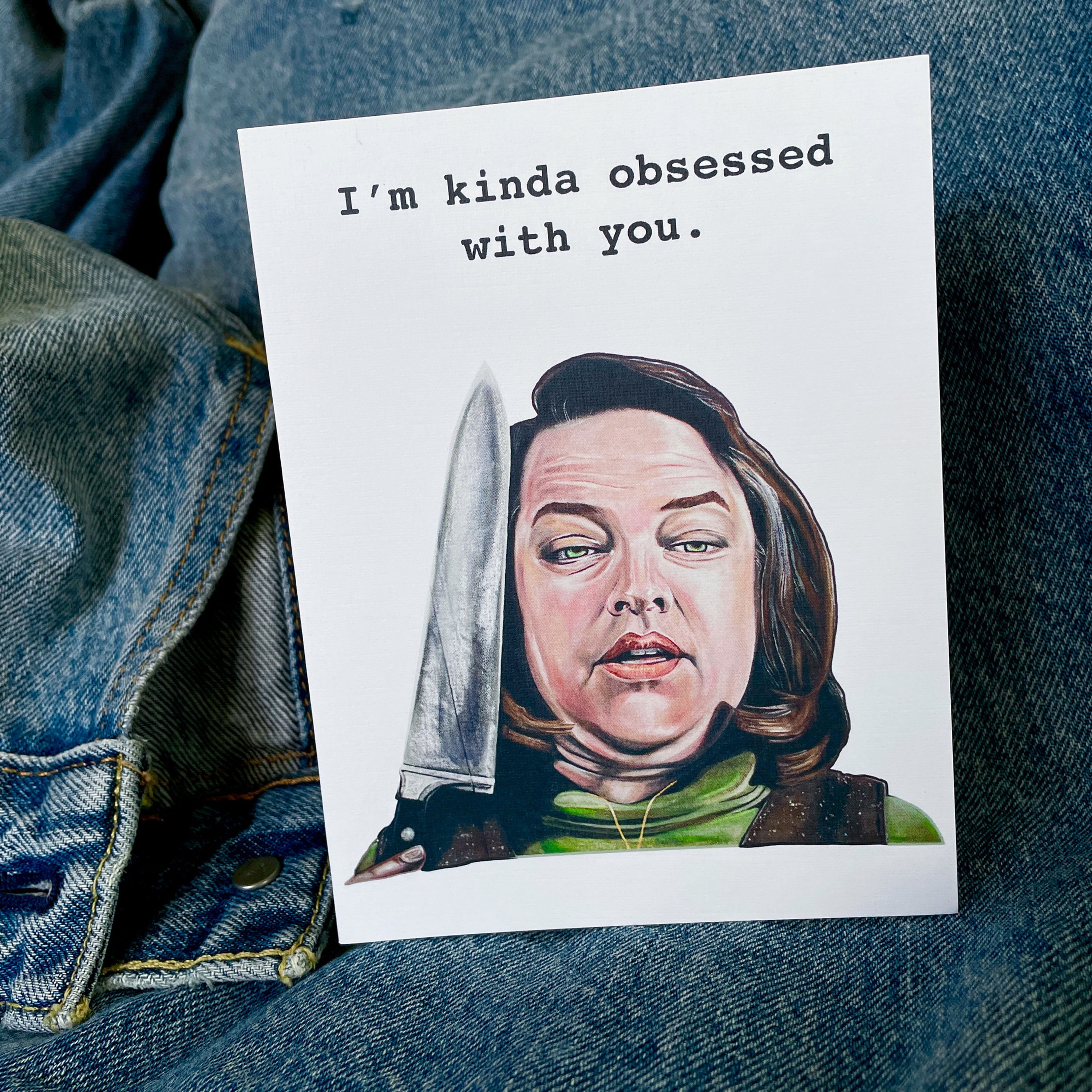 Obsessed with you...Greeting Card