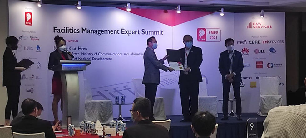 Mr Koh Hock Seng Receiving the SIFMA CFMC (Gold Plus) Certification