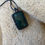 Miniatura: Ciondolo in Macramé Giada Verde / Ciondolo Tibetano in Macramè 