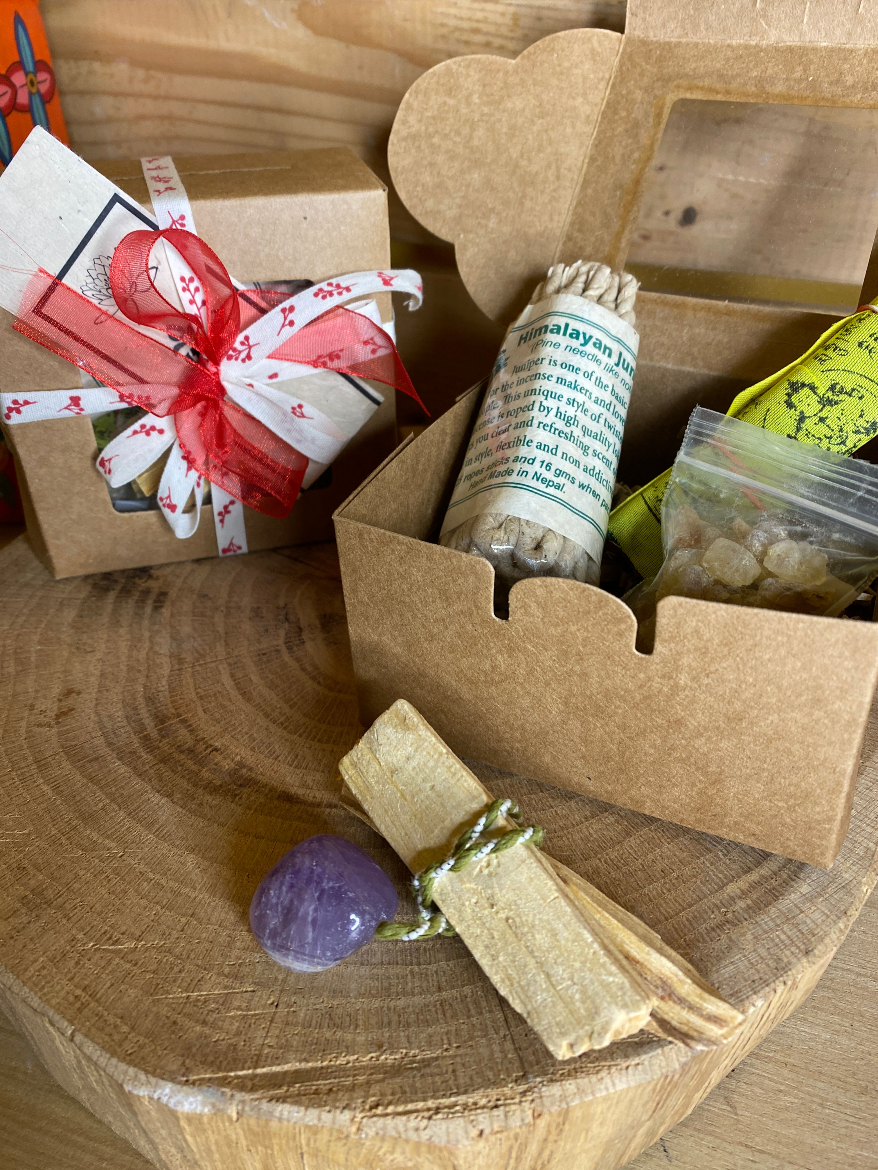 Box Natalizio Ametista e Incensi di Purificazione