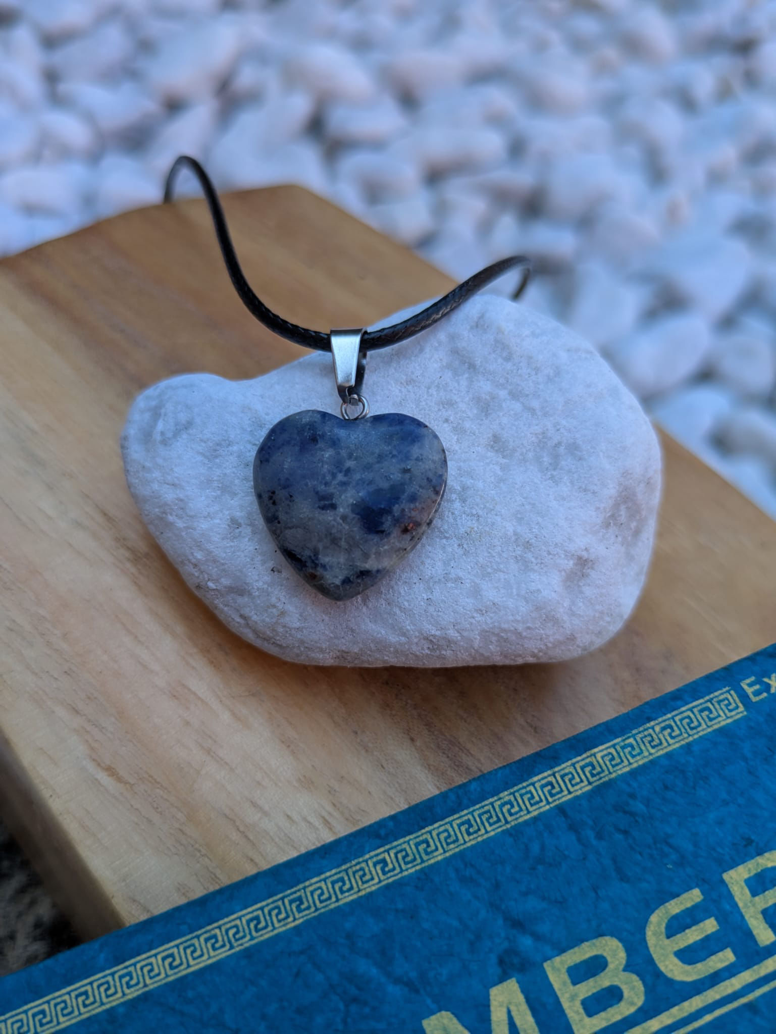 Ciondolo Cuore Lapis con Incenso in Omaggio