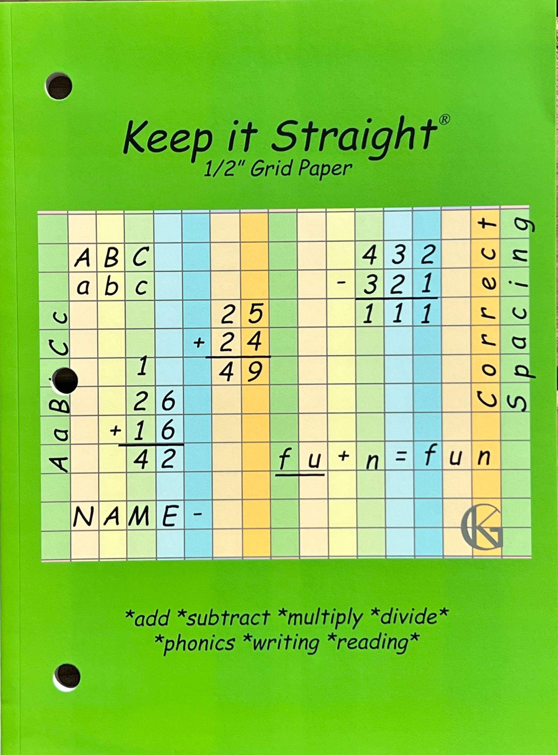 Keep it Straight Grid Paper Neutral
