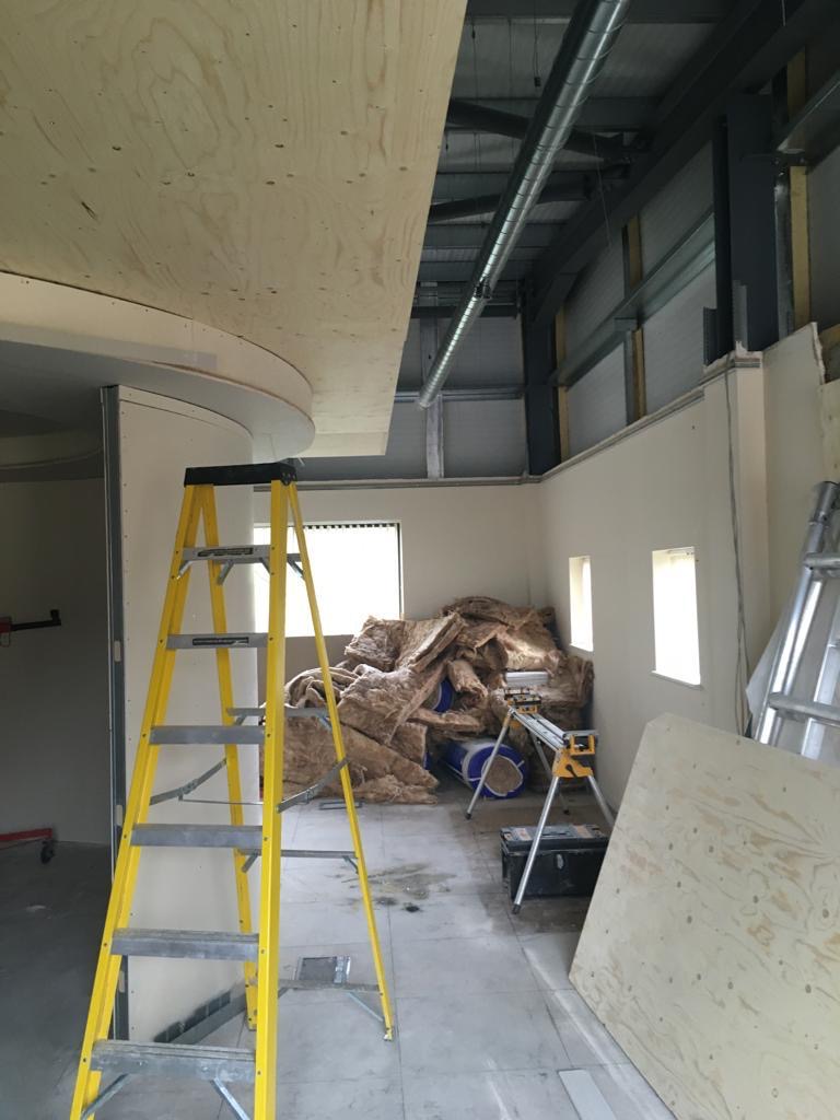 St Neots commercial office fit-out, construction and fit-out progress 6