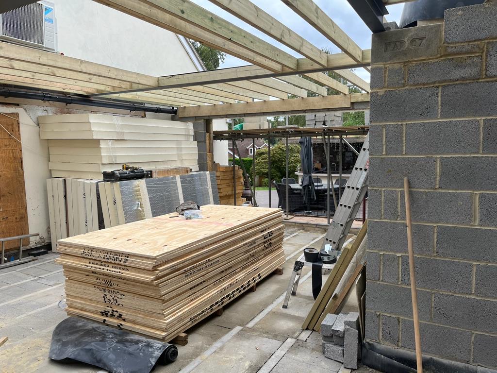 Heathbrow Road construction progress photograph 1