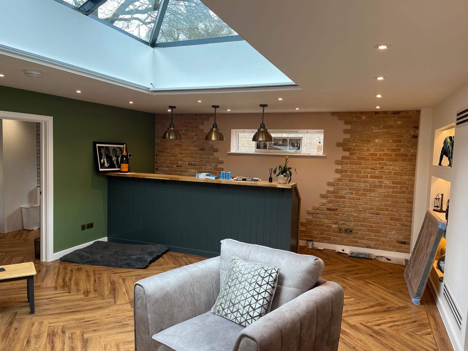 Heathbrow Road – Bar with feature brickwork and roof lantern
