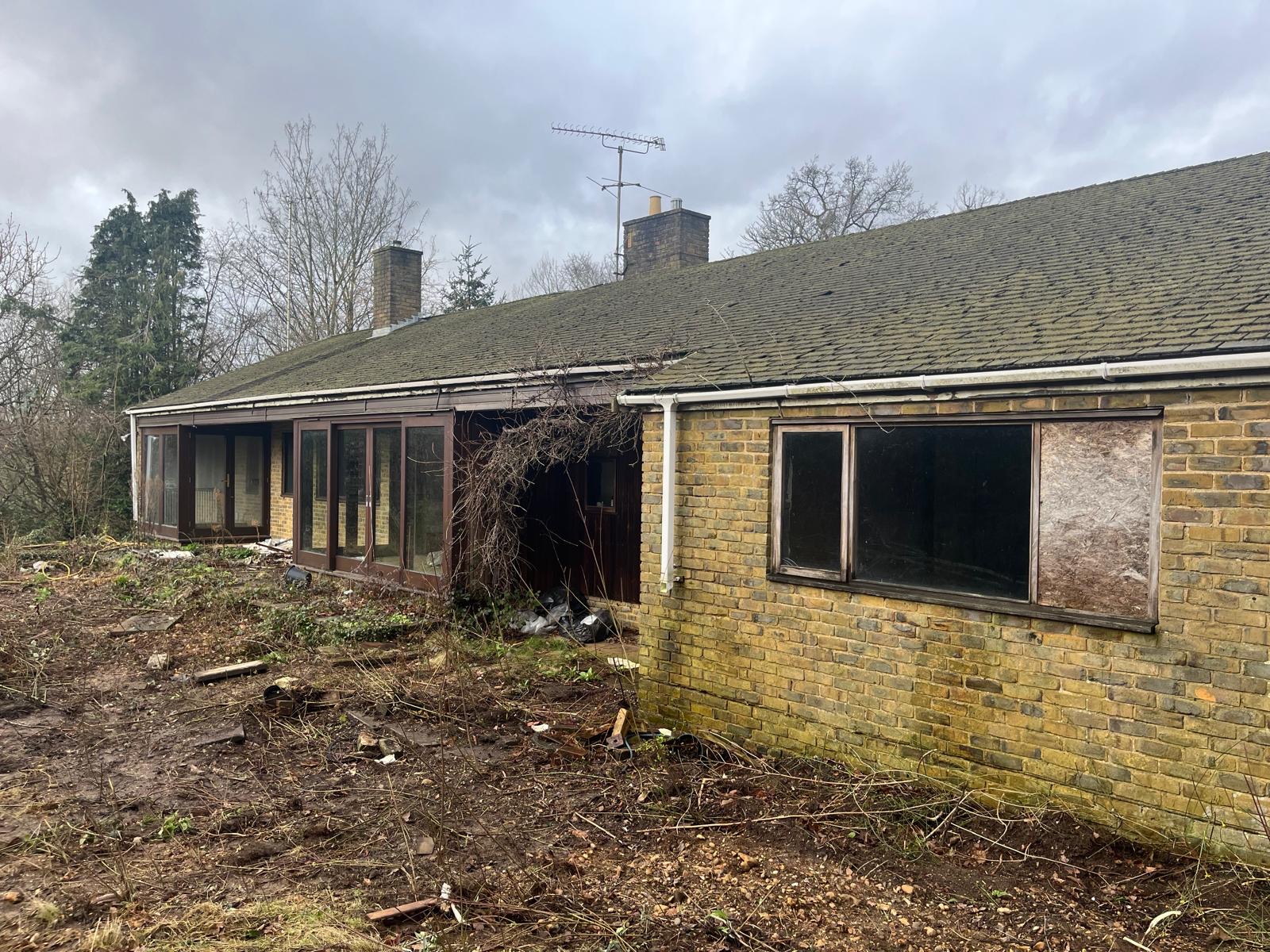 Codicote Road Welwyn bungalow to two-storey conversion, construction and structural timber work photograph 1