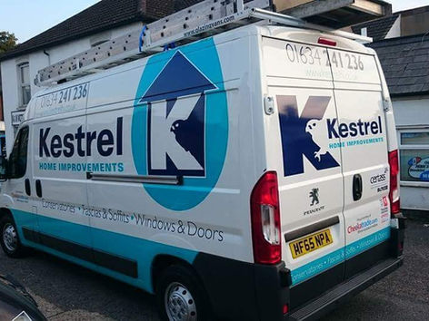 fleet livery installation in tonbridge by kent vehicle graphics

