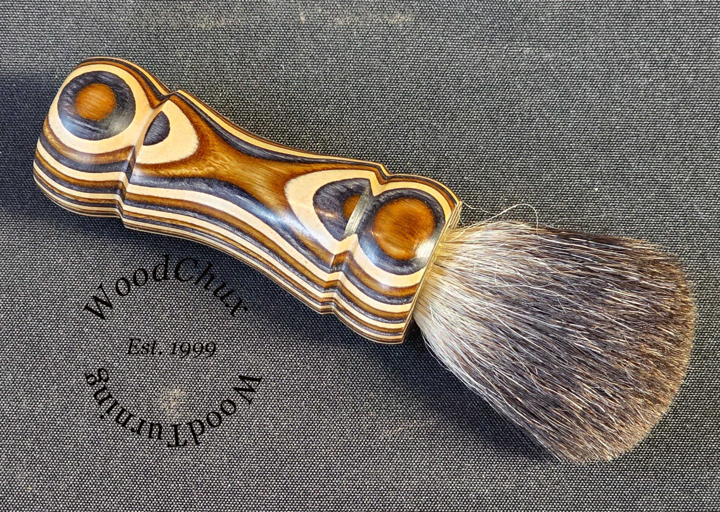 Handmade Color Wood Shaving Badger Hair Brush 316