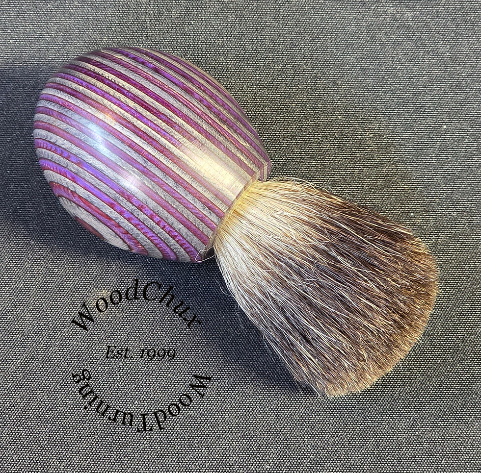 Thumbnail: Handmade Color Wood Shaving Badger Hair Brush 319