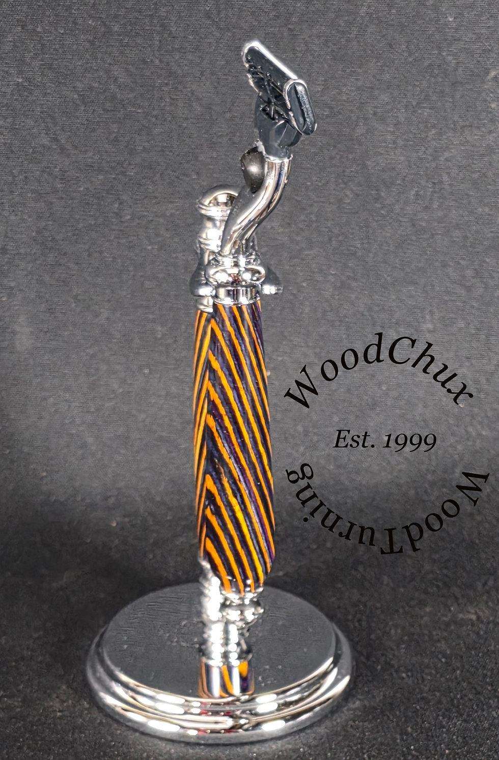 Thumbnail: Handmade Color Wood Shaving Safety Razor Set 377