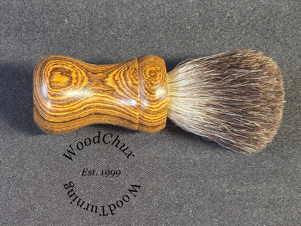 Thumbnail: Handmade Bocote Wood Shaving Badger Hair Brush 313