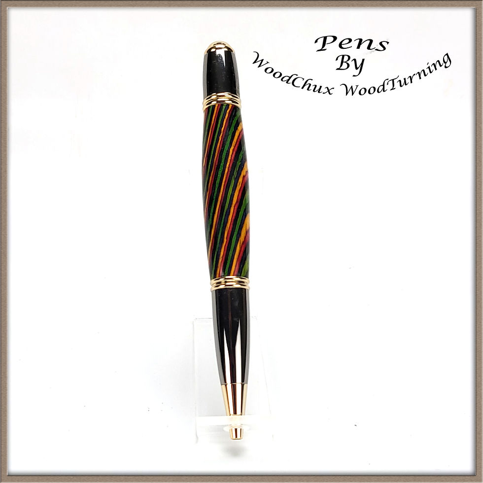 Thumbnail: Handmade Writing Pen Colorgrain Wood Gatsby Style Pen 1378