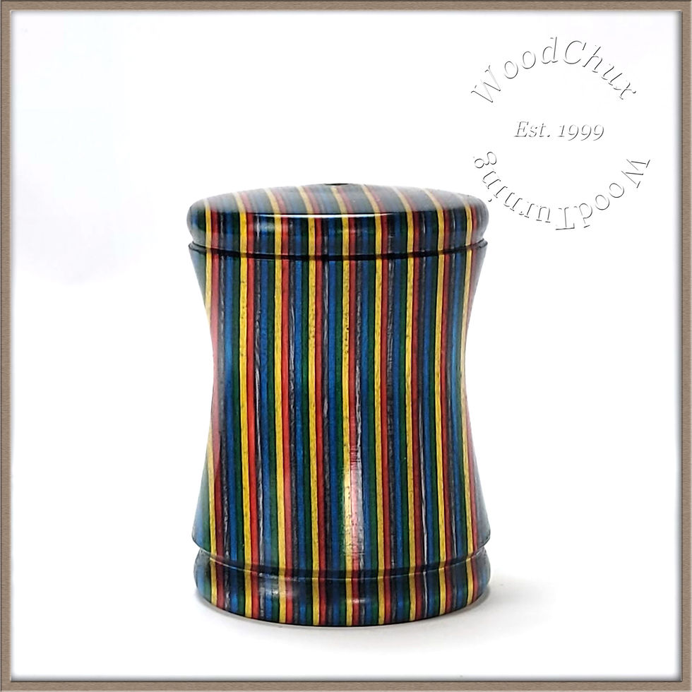 Thumbnail: Salt Shaker For Pepper Mill Colorgrain Wood Wooden Handmade 897