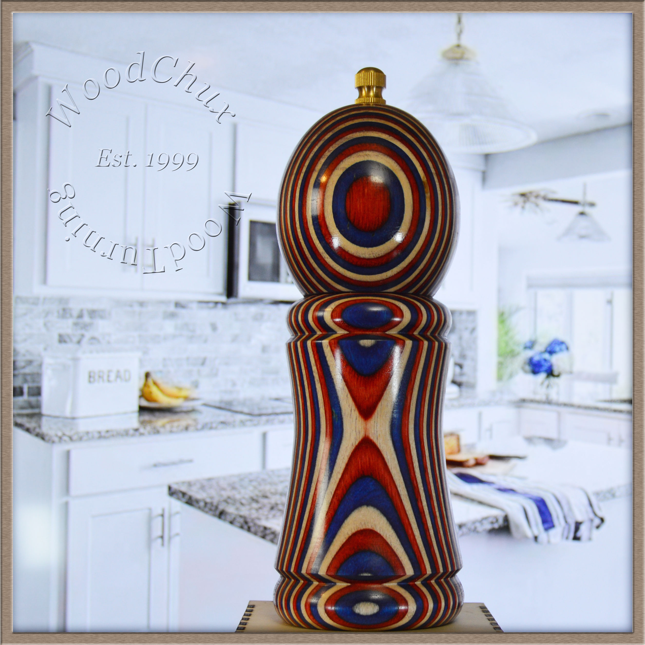 Pepper Mill Grinder Peppermill Spectraply Wood 875