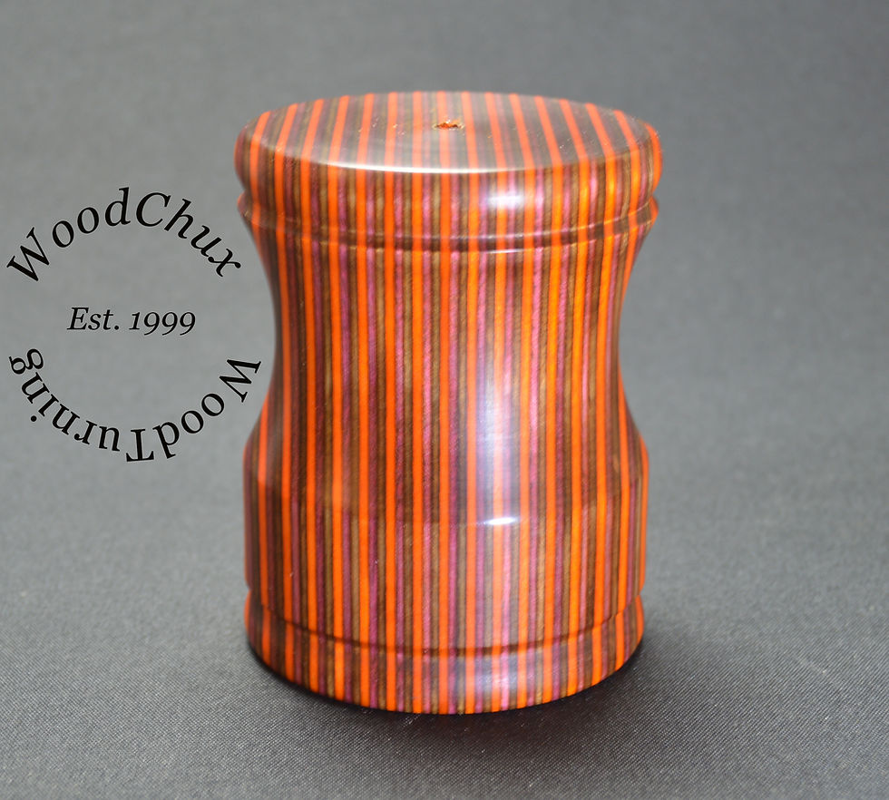 Thumbnail: Salt Shaker For Pepper Mill Colorgrain Wood Wooden Handmade 939