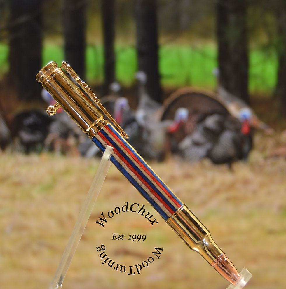 Thumbnail: Handmade Writing Pen Spectraply Wood Bolt Action Hunting 796