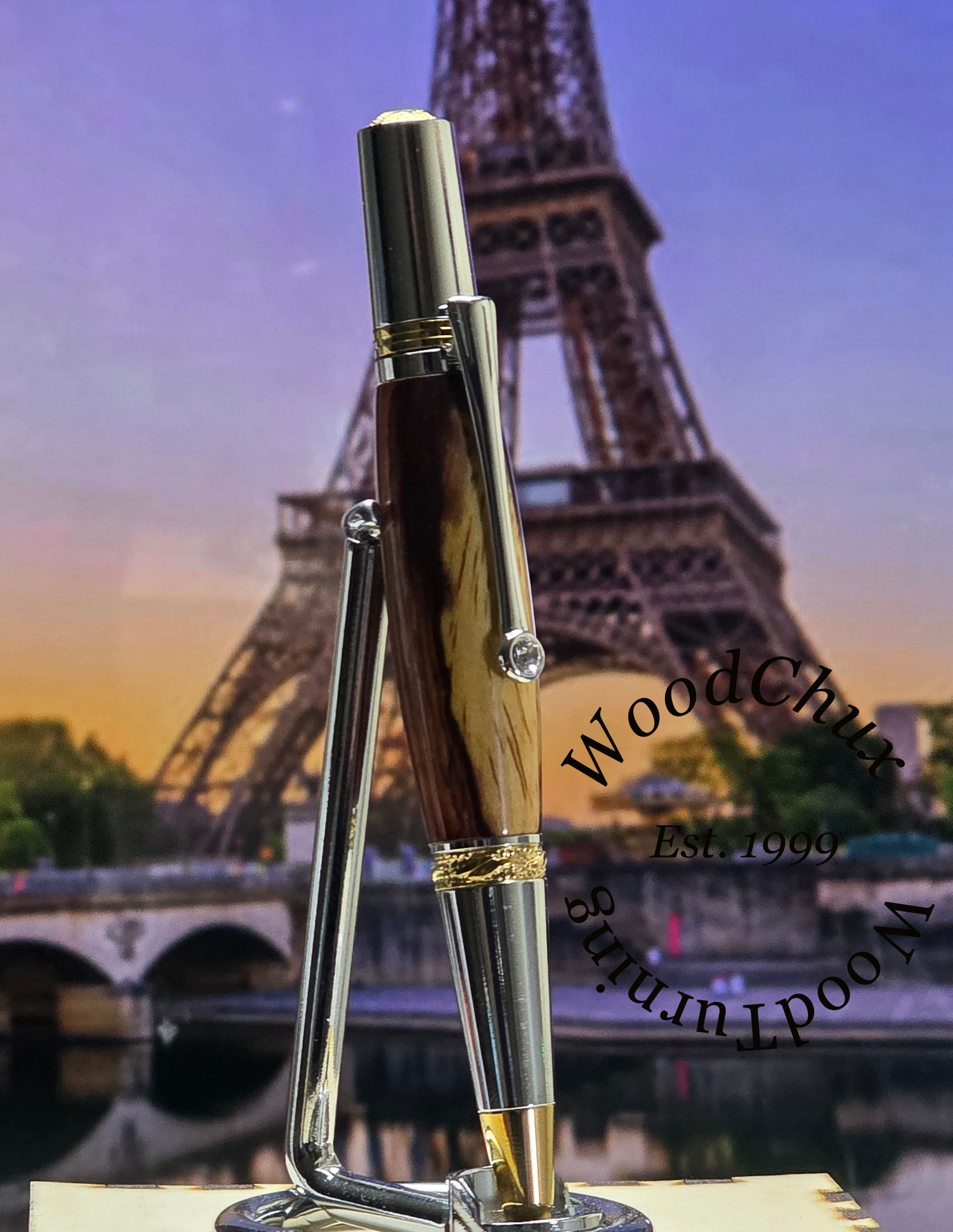 Handmade Writing Pen Cocobolo Wood Piazza Style Pen 1605